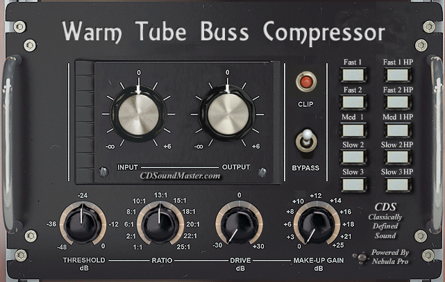 CDSoundMaster Audio Software | Warm Tube Buss Compressor